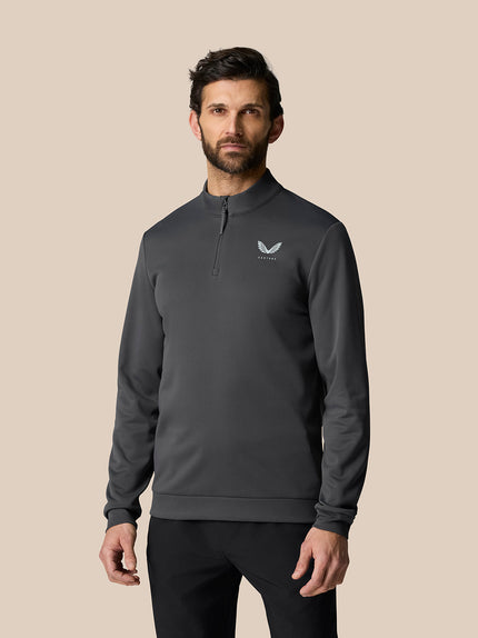 Golf Club Classic Quarter Zip Top - Gunmetal