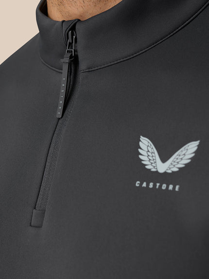Golf Club Classic Quarter Zip Top - Gunmetal