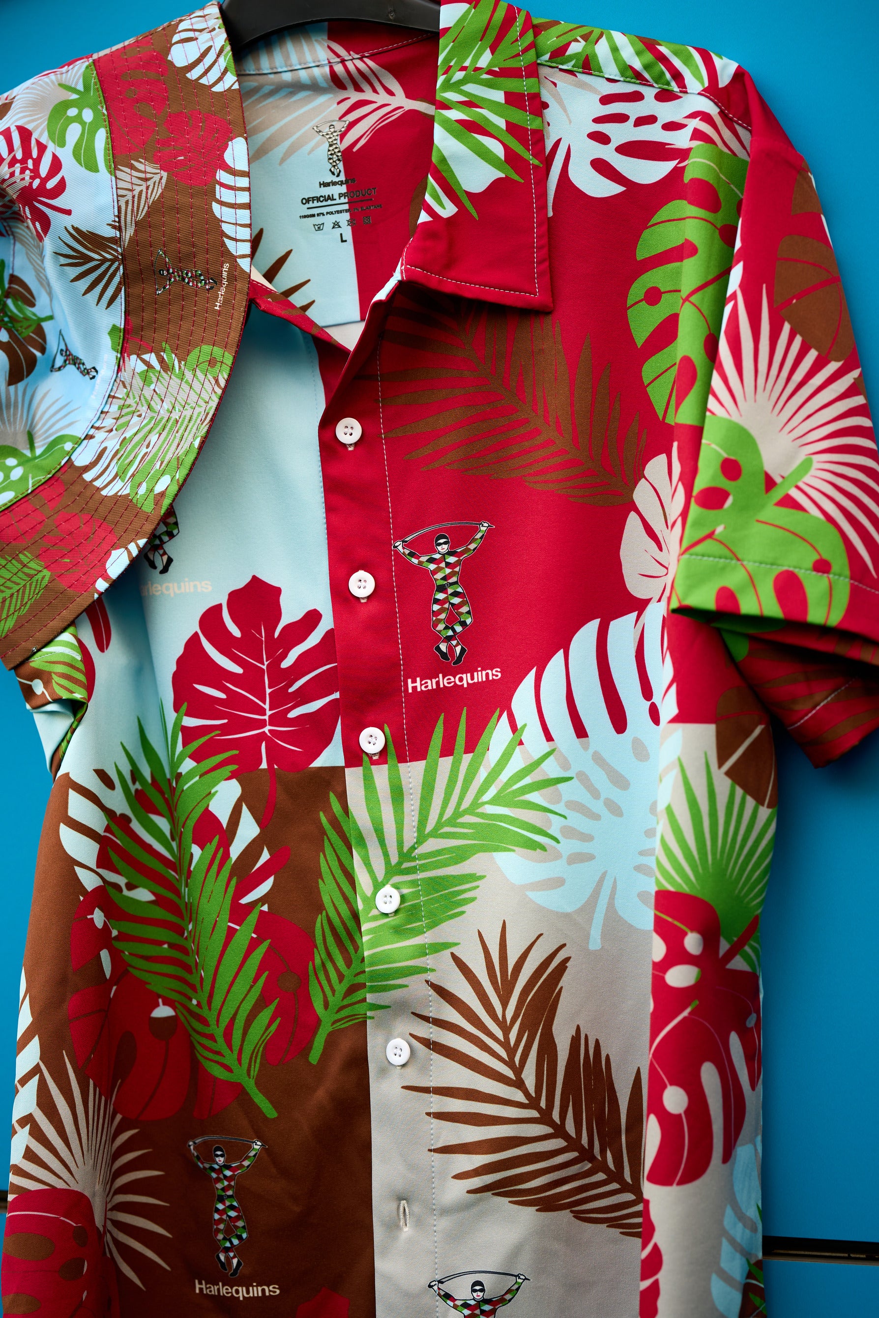 Harlequins Big Summer Kick Off Hawaiian Shirt 2025