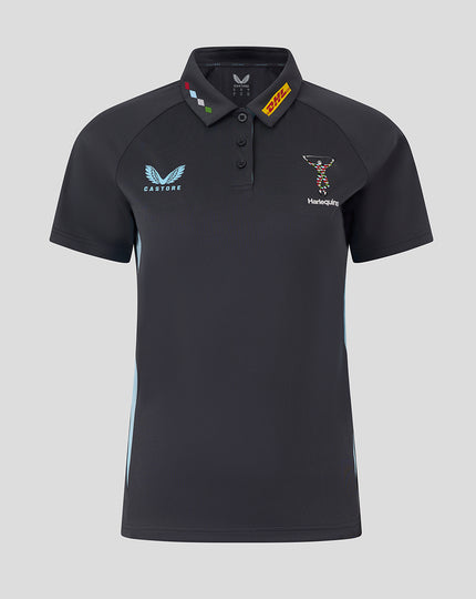 WOMENS 25/26 PRESENTATION POLY POLO - EBONY