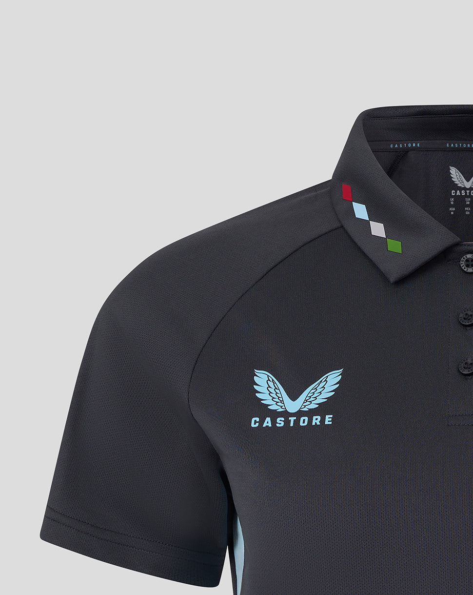 WOMENS 25/26 PRESENTATION POLY POLO - EBONY