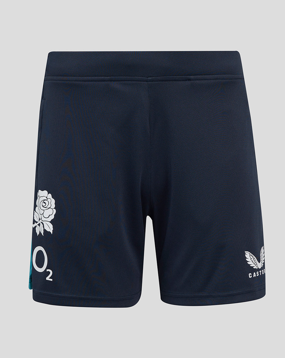 Women’s England Rugby 25/26 Performance Knit Shorts with Pockets – Inkwell
