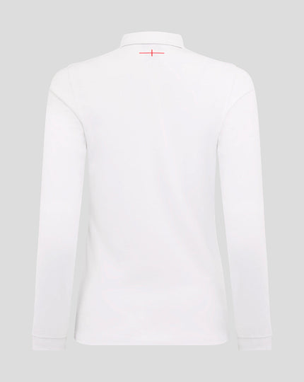 Women’s England Rugby 25/26 Home Classic Long Sleeve Shirt – Brilliant White