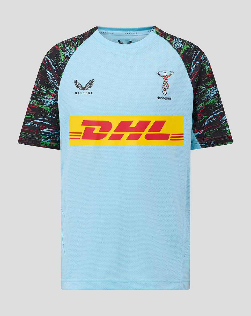 JUNIOR 25/26 TRAINING SHORT SLEEVE TEE - SKY BLUE