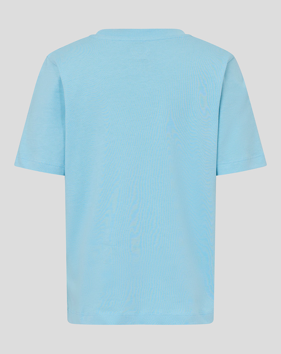 JUNIORS 25/26 PRESENTATION LOGO TEE - SKY BLUE