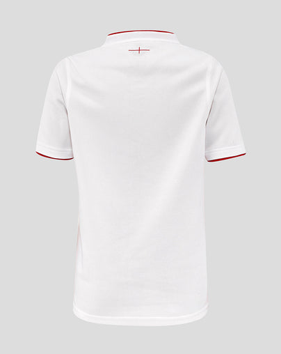 Junior England Rugby 25/26 Home Pro Shirt - Brilliant White