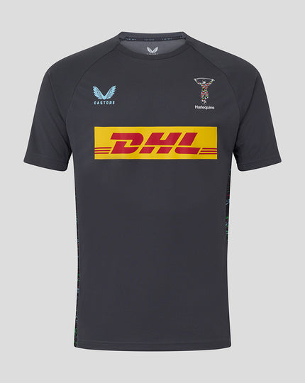 MEN'S 25/26 TRAINING SHORT SLEEVE TEE - EBONY