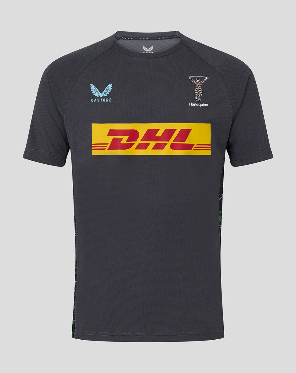 MEN'S 25/26 TRAINING SHORT SLEEVE TEE - EBONY