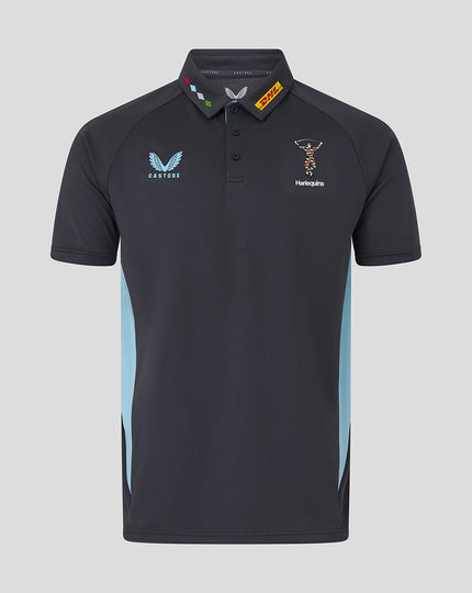 MENS 25/26  PRESENTATION POLY POLO - EBONY