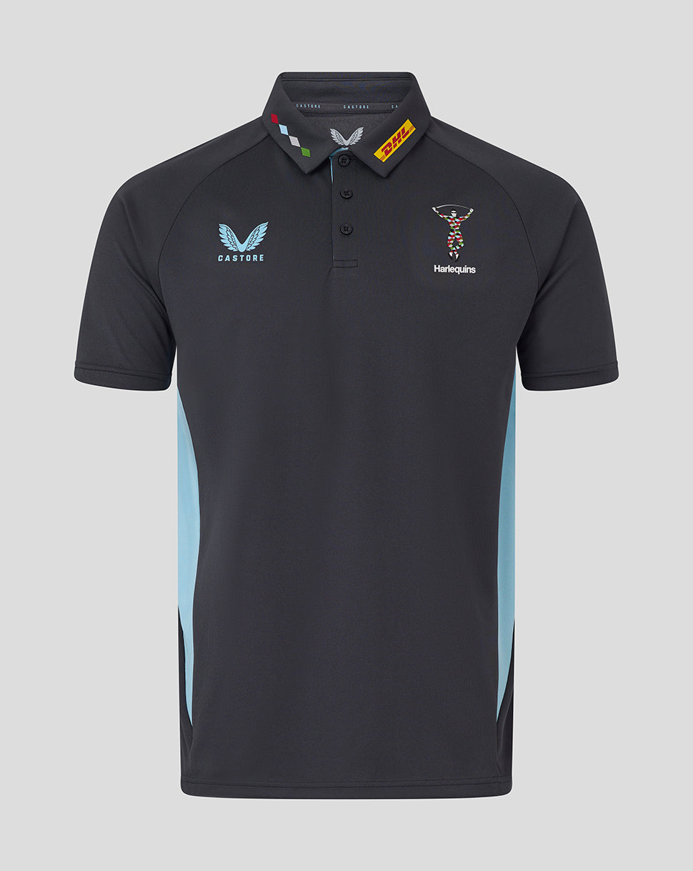 MENS 25/26  PRESENTATION POLY POLO - EBONY