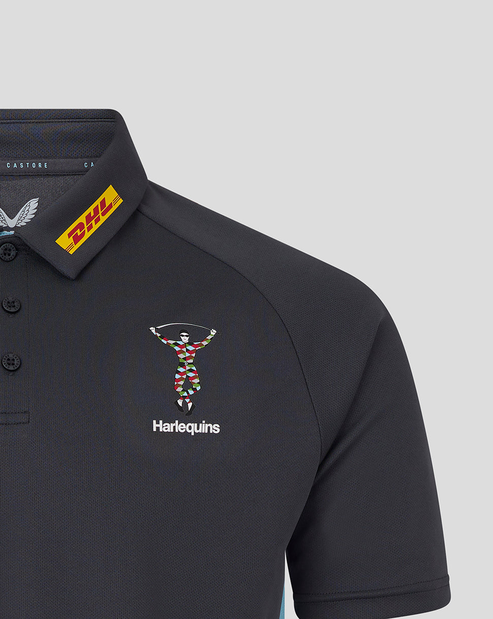 MENS 25/26  PRESENTATION POLY POLO - EBONY