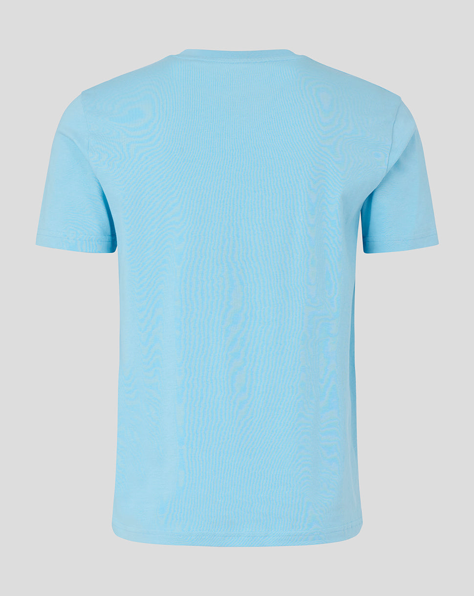 MENS 25/26  PRESENTATION LOGO TEE - SKY BLUE