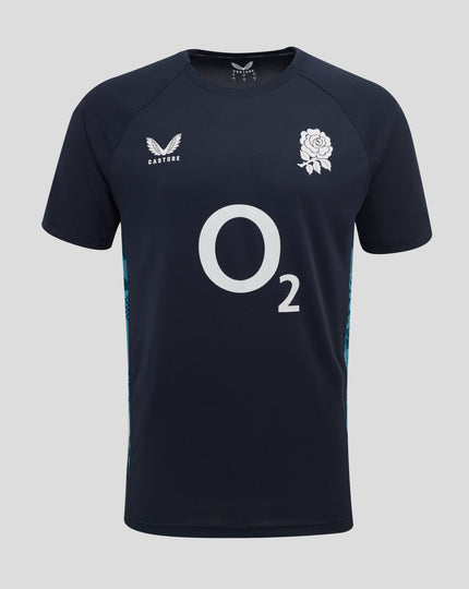 Women’s England Rugby 25/26 Performance Short Sleeve T-Shirt – Inkwell