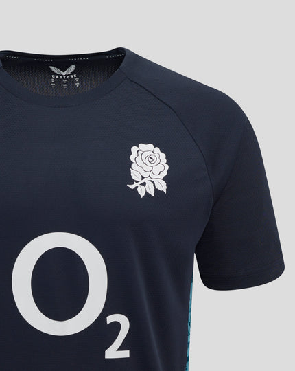 Women’s England Rugby 25/26 Performance Short Sleeve T-Shirt – Inkwell