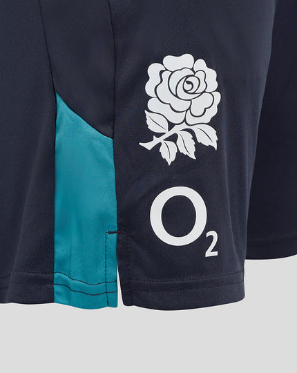 Men’s England Rugby 25/26 Performance Knit Shorts with Pockets – Inkwell
