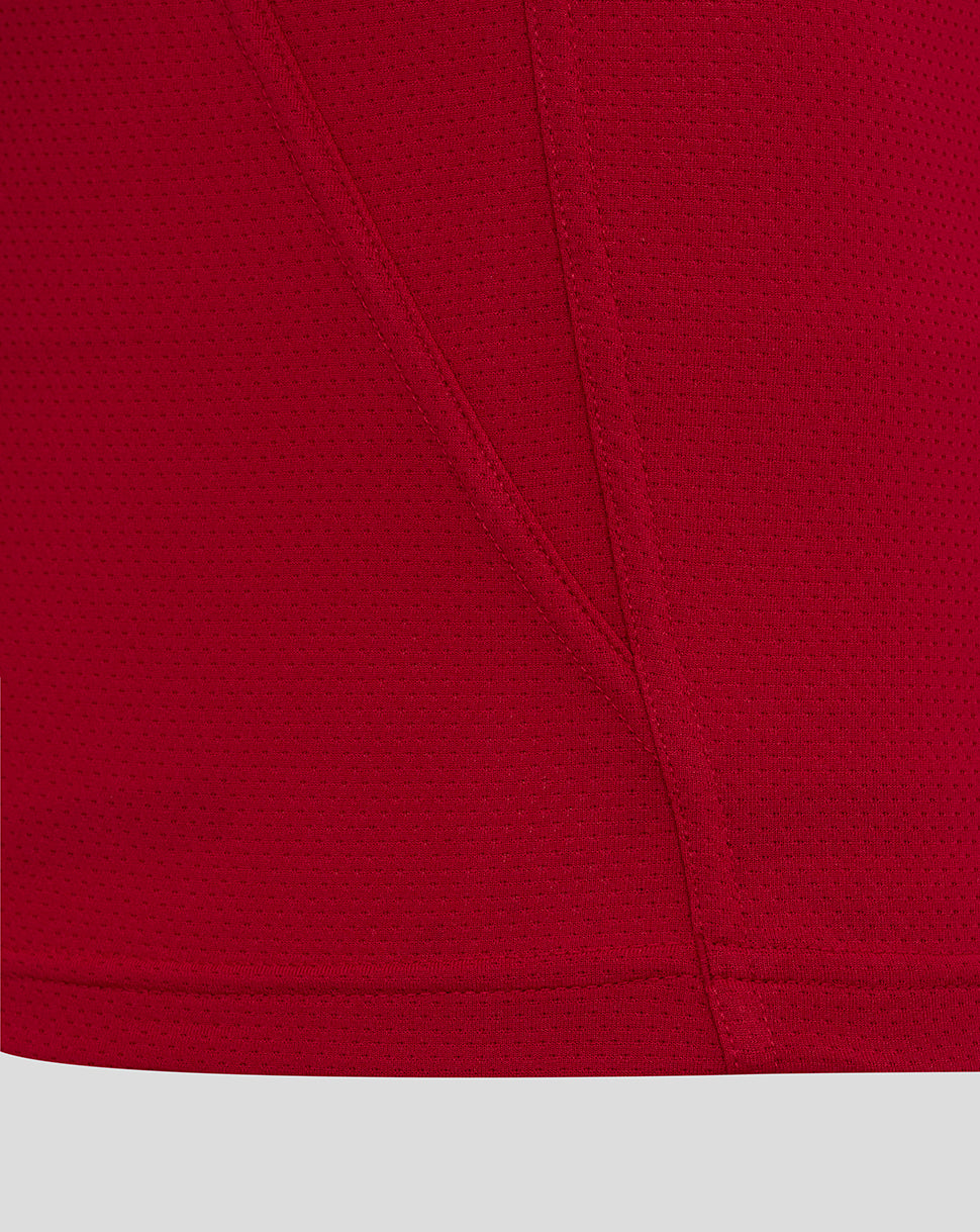 Men’s England Rugby 25/26 Pre Match Short Sleeve T-Shirt – Jester Red
