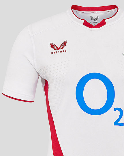 Men’s England Rugby 25/26 Home Pro Short Sleeve Shirt – Brilliant White