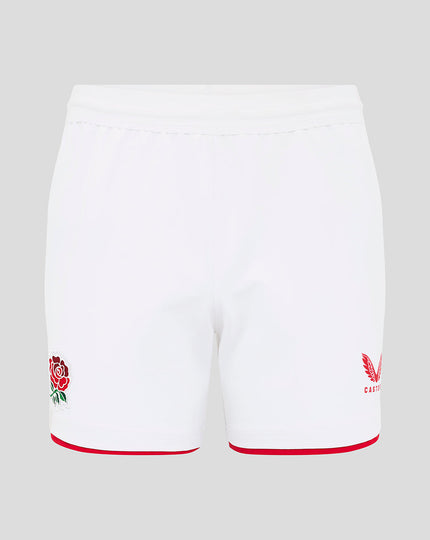 Men’s England Rugby 25/26 Home Pro Shorts – Brilliant White