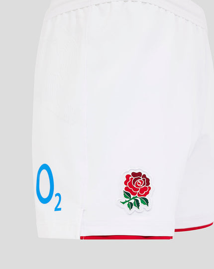 Men’s England Rugby 25/26 Home Pro Shorts – Brilliant White