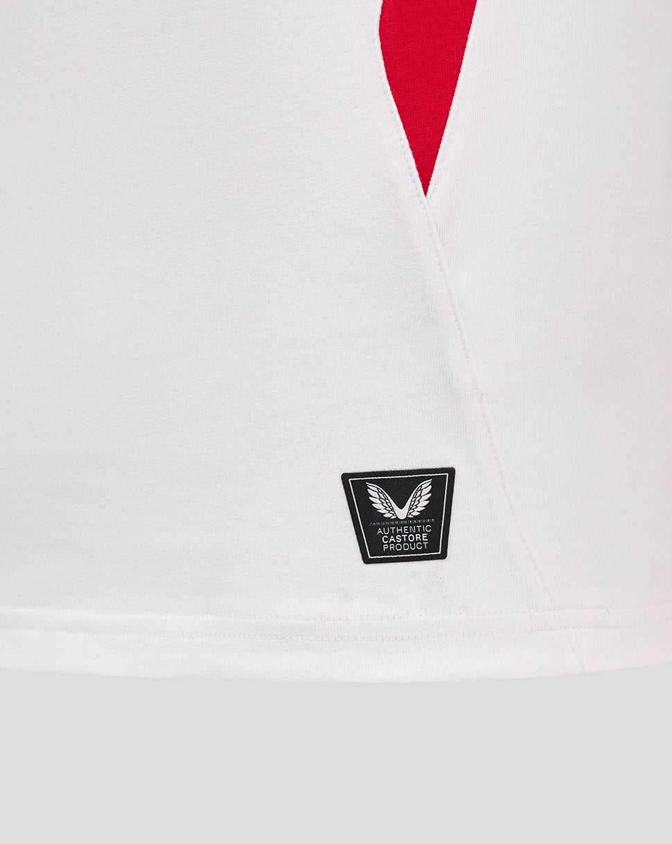 Men’s England Rugby 25/26 Home Classic Short Sleeve Shirt – Brilliant White