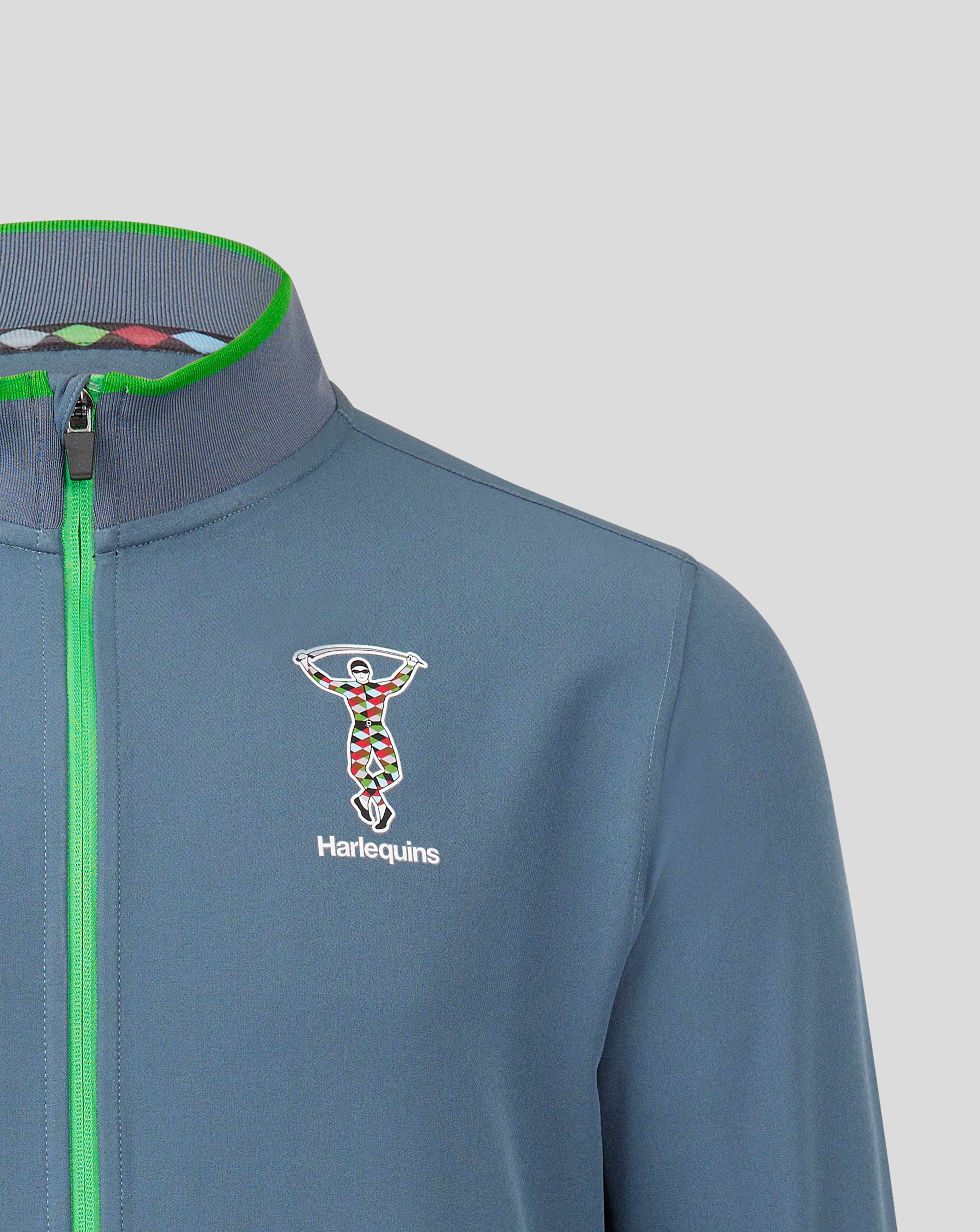 HARLEQUINS HERITAGE TRACK JACKET - DARK SLATE