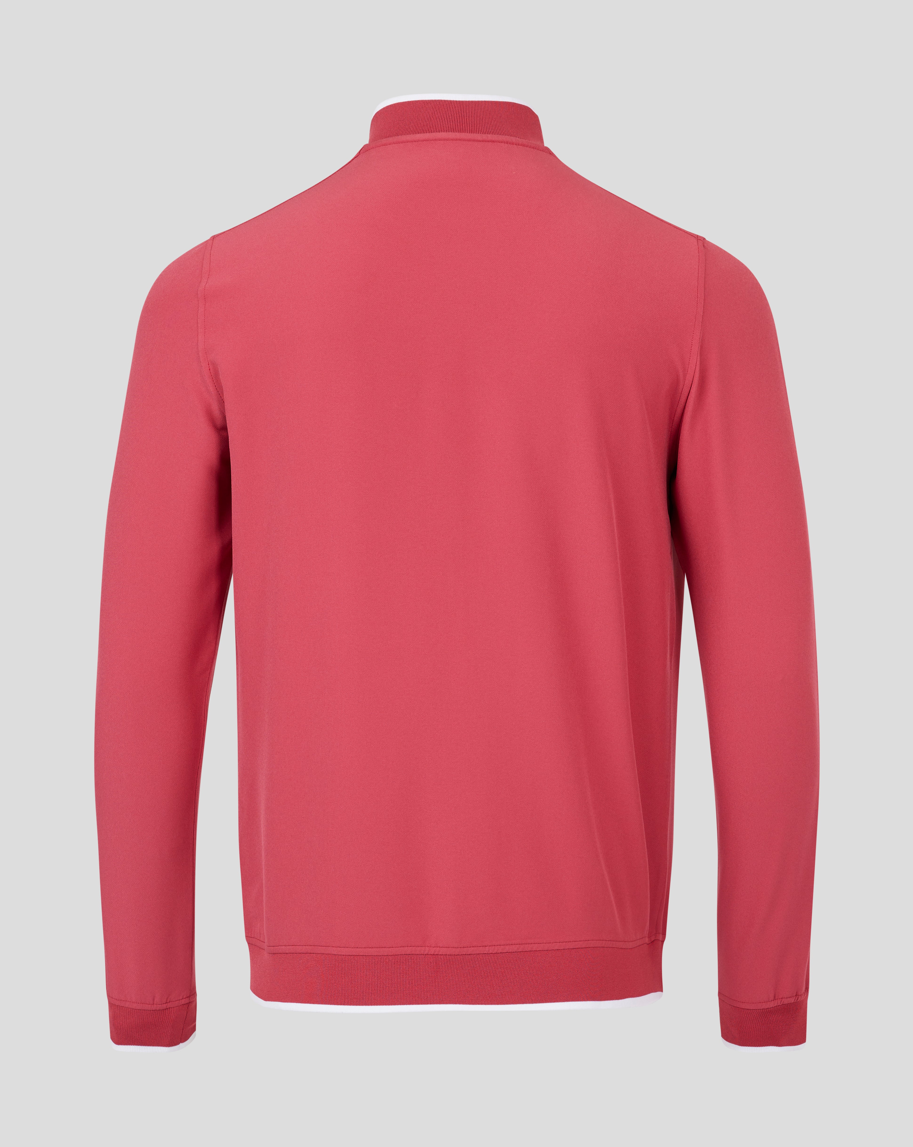HARLEQUINS HERITAGE TRACK JACKET - EARTH RED