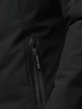 Longline Wadded Jacket - Black