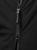 Longline Wadded Jacket - Black