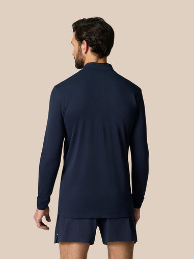 Zone Training 1/4 Zip Top - Midnight Navy