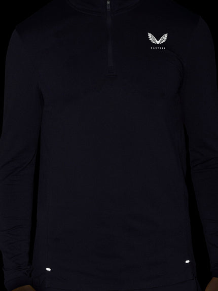Zone Training 1/4 Zip Top - Midnight Navy