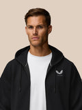 Travel Lifestyle Zip Hoodie - Black