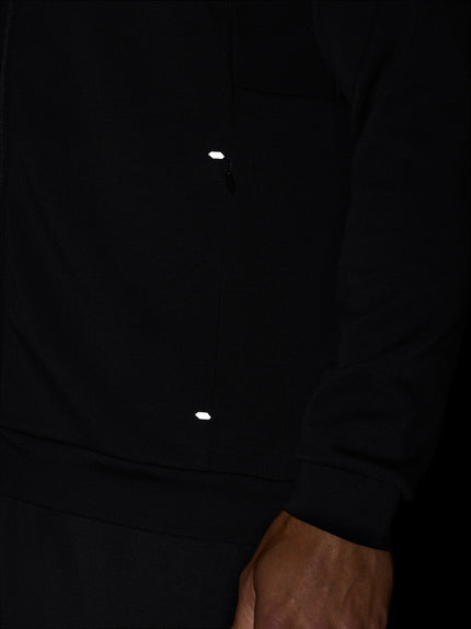 Travel Lifestyle Zip Hoodie - Black