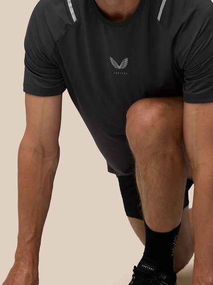 Apex Training T-Shirt - Gunmetal/Silver Reflective