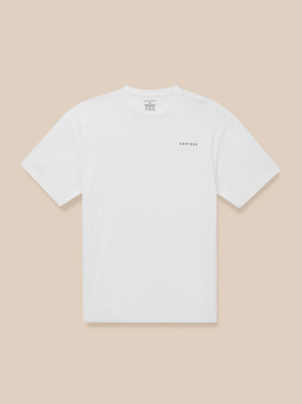 Flex Cotton T-Shirt- White/Black