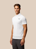 Golf Pinnacle Pique Stripe Polo - White
