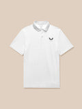 Golf Pinnacle Pique Stripe Polo - White