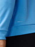 Golf Club Classic 1/4 Zip Top - Cool Blue/White