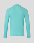 Harlequins Golf 1/4 Zip - LIGHT AQUA