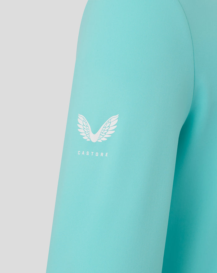 Harlequins Golf 1/4 Zip - LIGHT AQUA