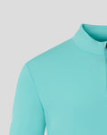 Harlequins Golf 1/4 Zip - LIGHT AQUA