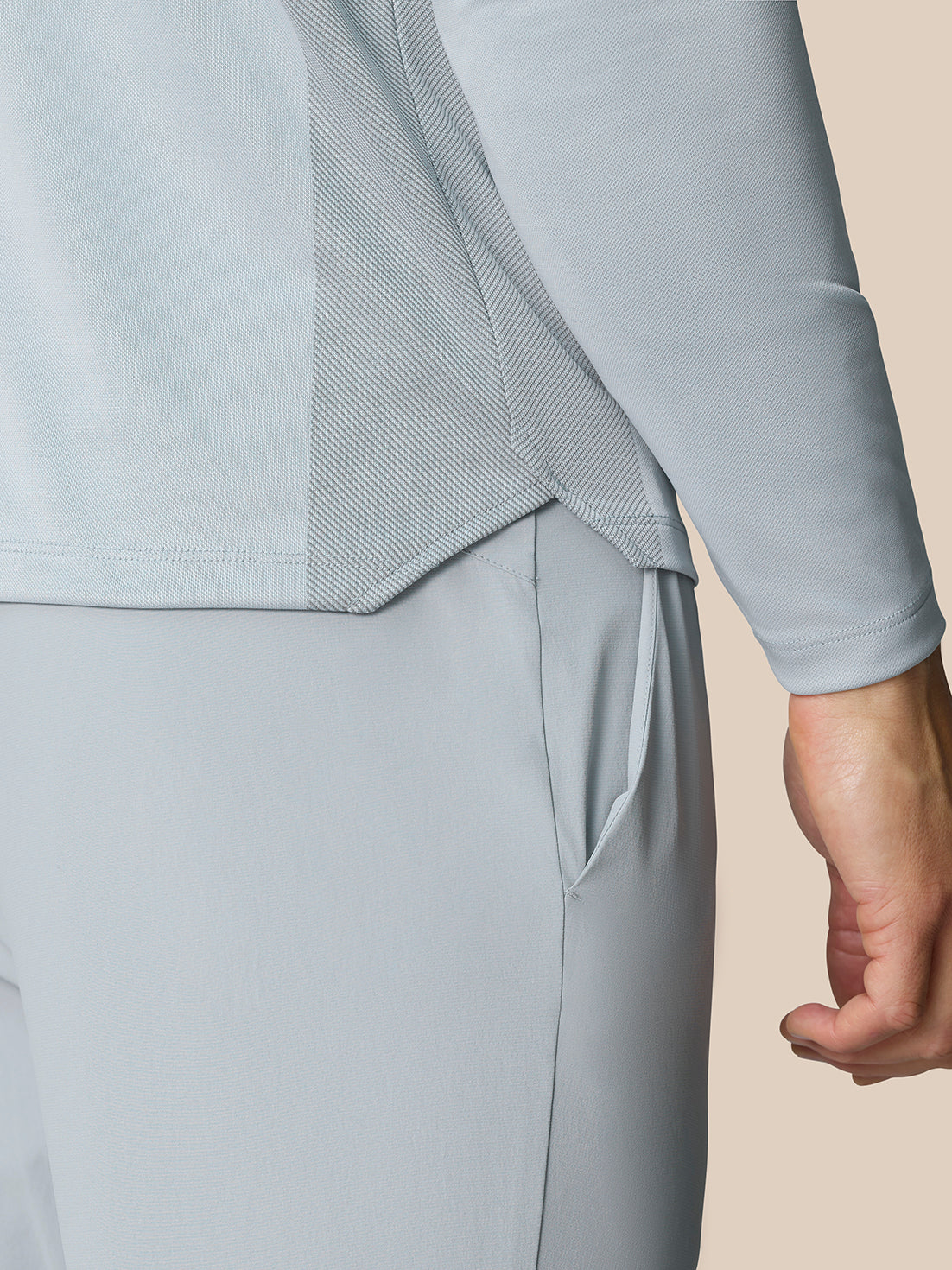 Pinnacle LVS 1/4 Zip Top - Mid Grey