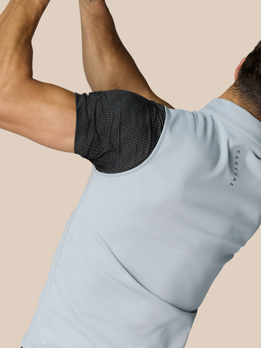 Men’s Golf Club Classic Half Zip Gilet - Mid Grey