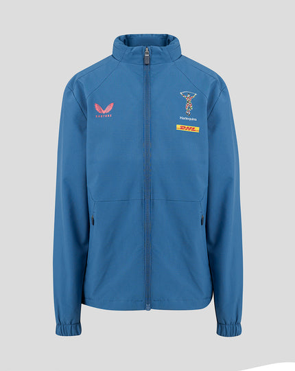 HARLEQUINS JUNIOR 2026/27 TRAINING SHOWER JACKET - PACKABLE HOOD