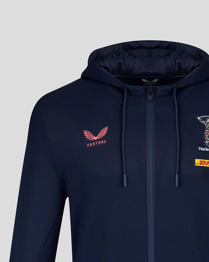 HARLEQUINS MENS 2026/27 TRAVEL FULL ZIP HOODIE