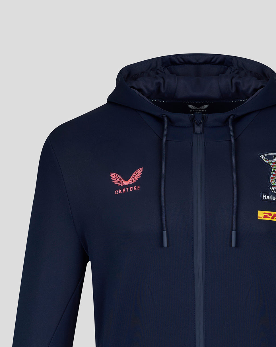 HARLEQUINS MENS 2026/27 TRAVEL FULL ZIP HOODIE