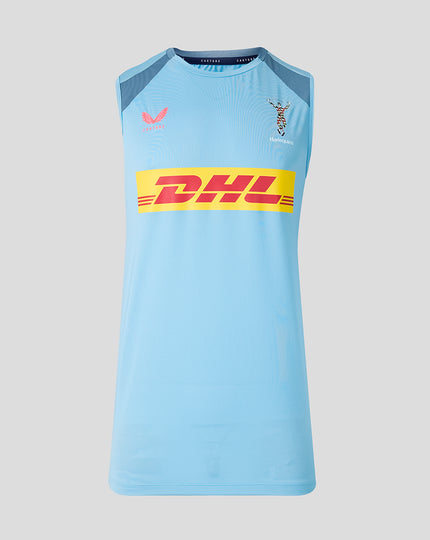 HARLEQUINS MENS 2026/27 TRAINING VEST - GLACIER BLUE