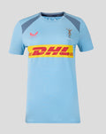 HARLEQUINS WOMENS 2026/27 TRAINING T-SHIRT - GLACIER BLUE