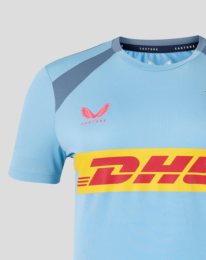 HARLEQUINS WOMENS 2026/27 TRAINING T-SHIRT - GLACIER BLUE