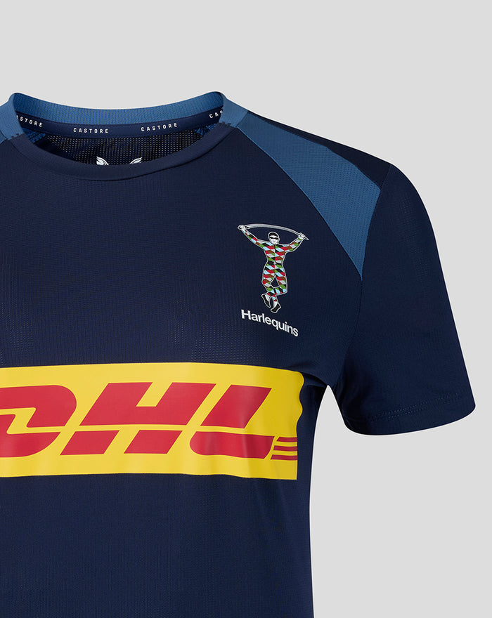 HARLEQUINS WOMENS 2026/27 TRAINING T-SHIRT - NAVY