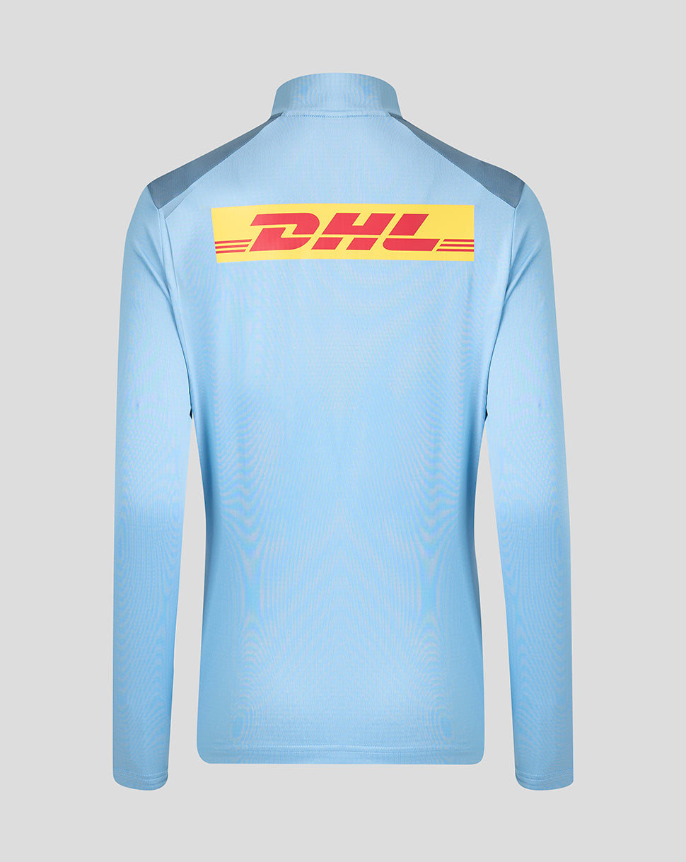 HARLEQUINS WOMENS 2026/27 TRAINING QUARTER ZIP TOP - GLACIER BLUE